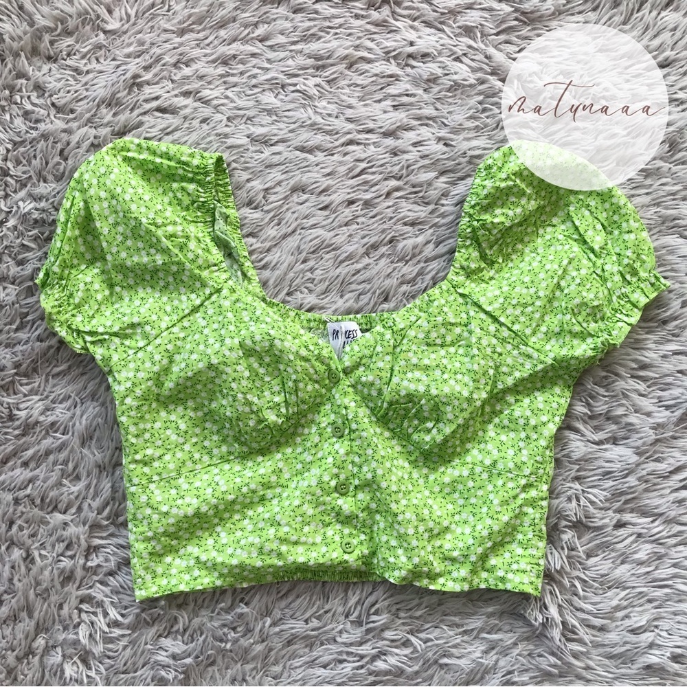 Princess Polly Laguna Top Green 8